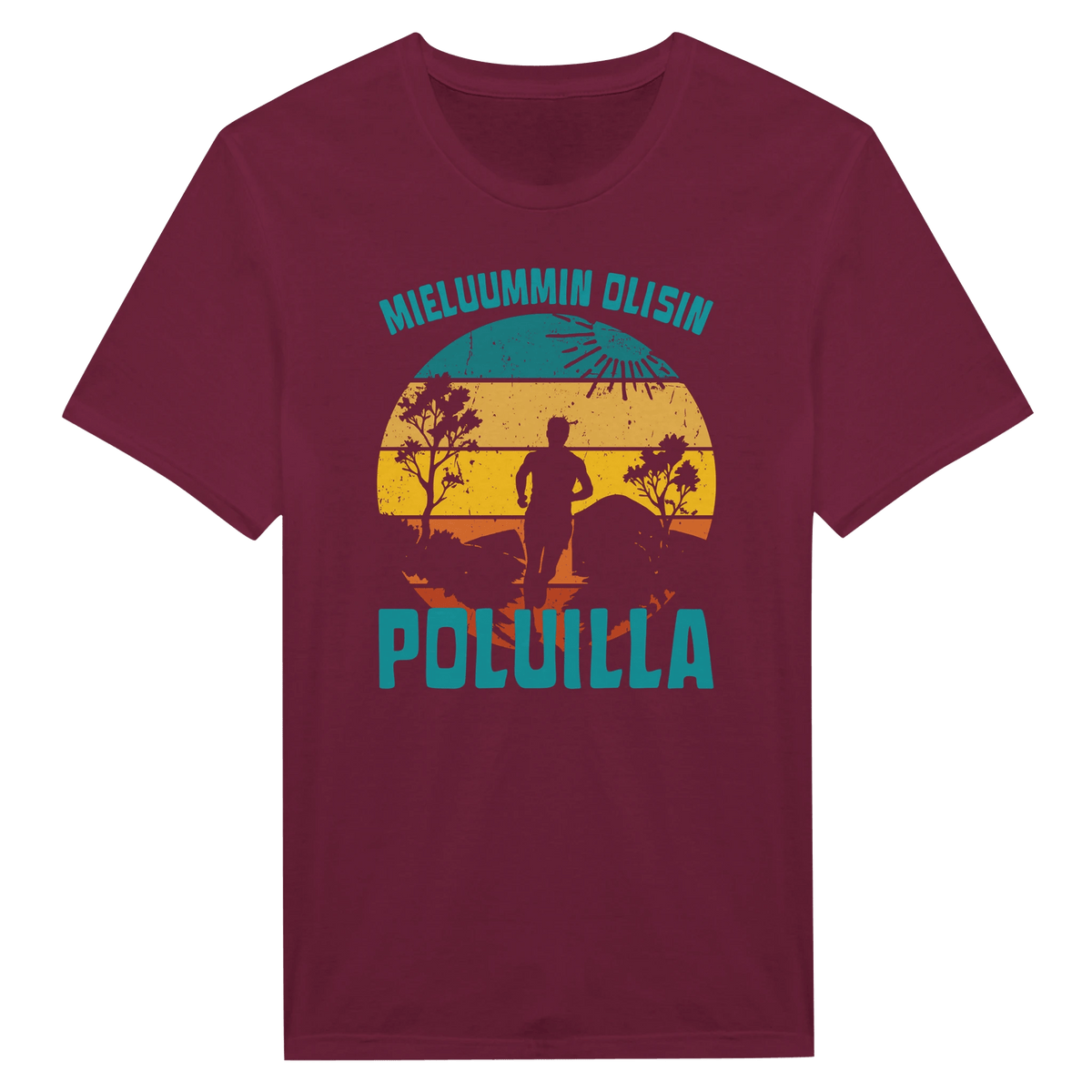 Mieluummin Olisin Poluilla - Miesten T - paita - Mun Paita