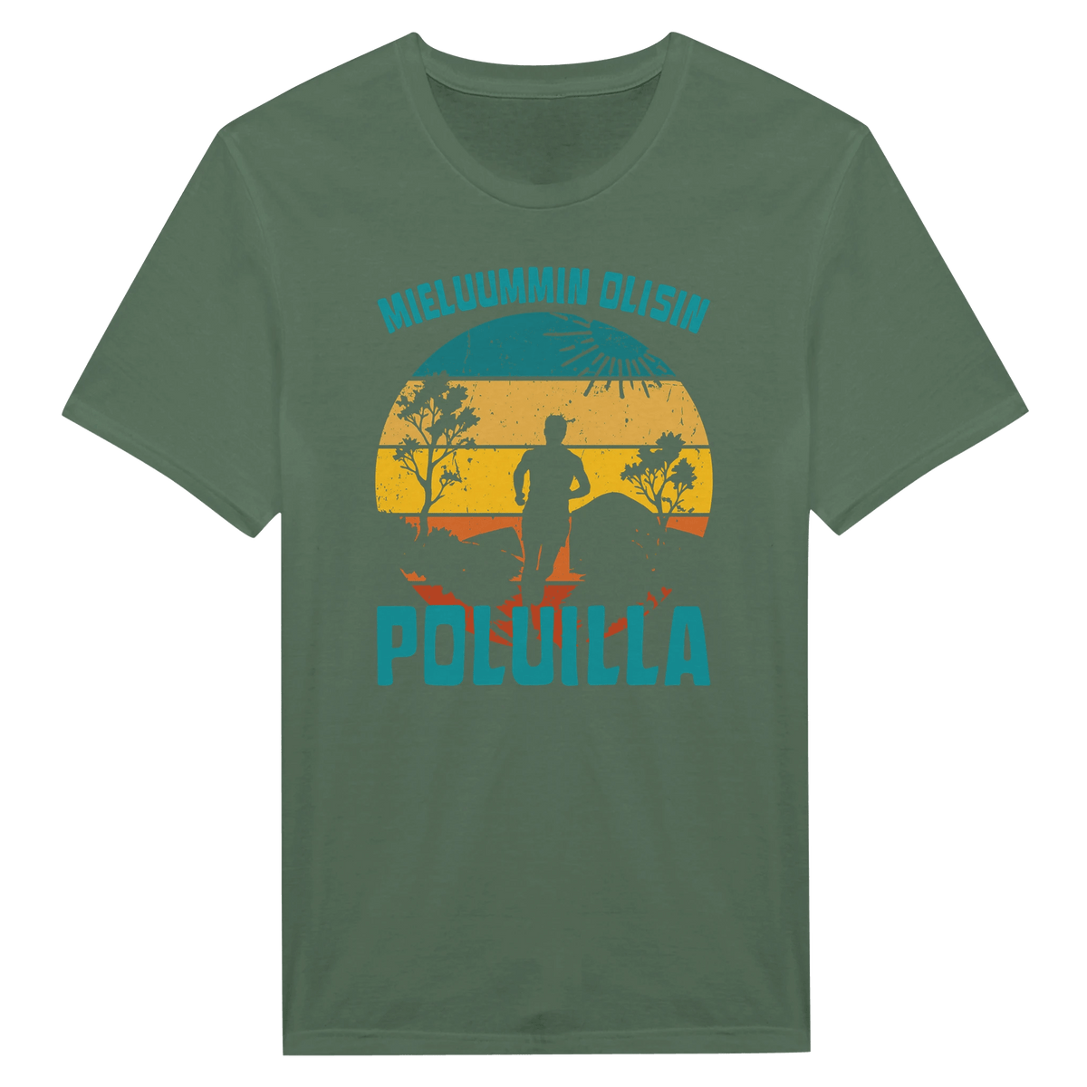 Mieluummin Olisin Poluilla - Miesten T - paita - Mun Paita