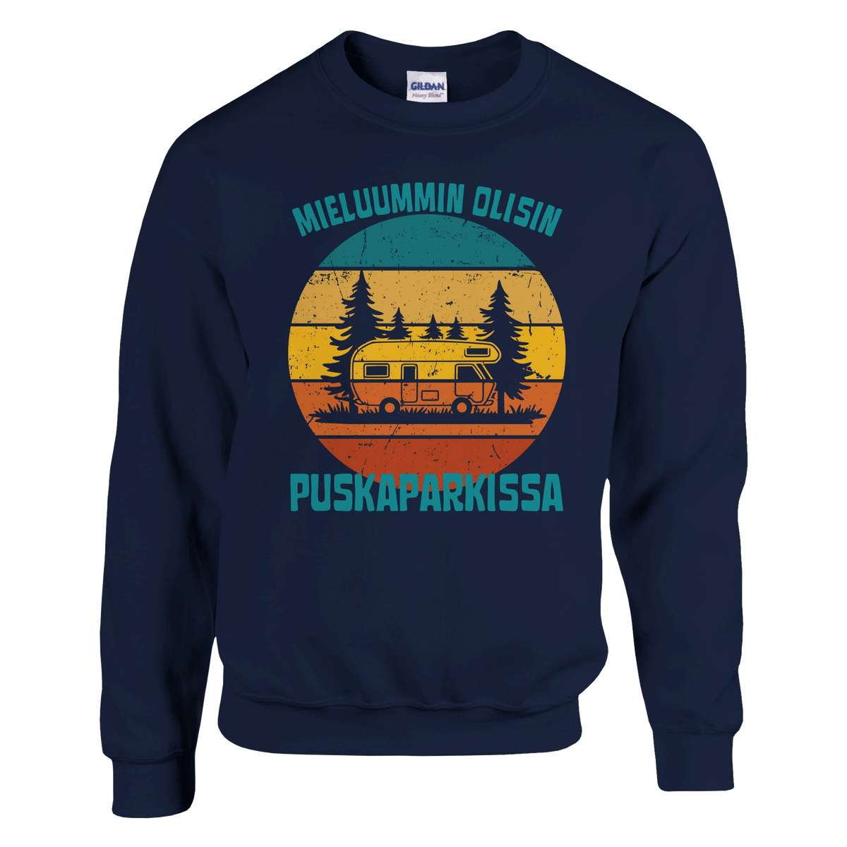 Mieluummin Olisin Puskaparkissa - Collegepaita - Mun Paita