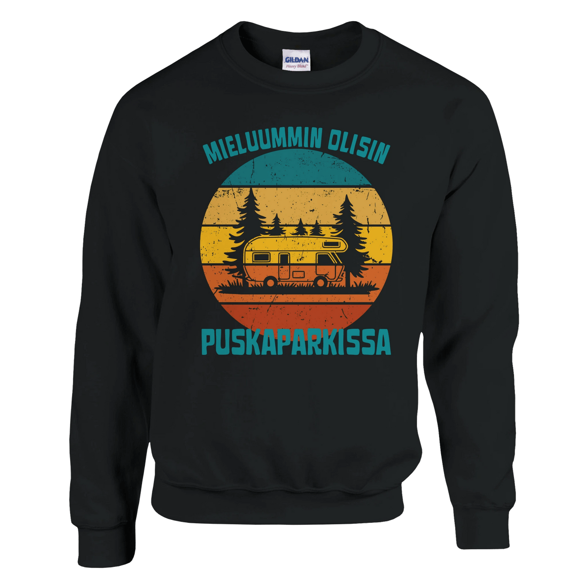Mieluummin Olisin Puskaparkissa - Collegepaita - Mun Paita