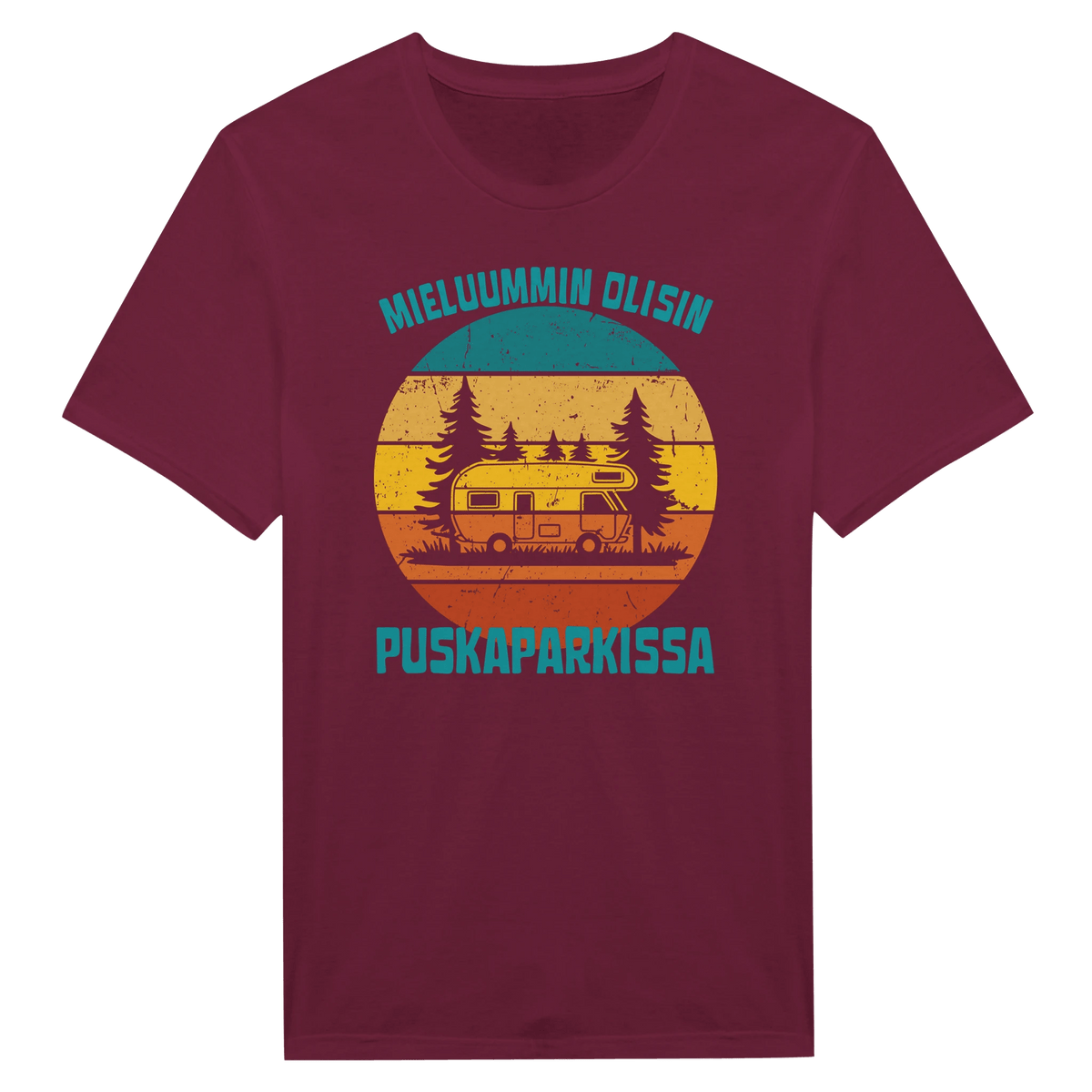 Mieluummin Olisin Puskaparkissa - Miesten T - paita - Mun Paita