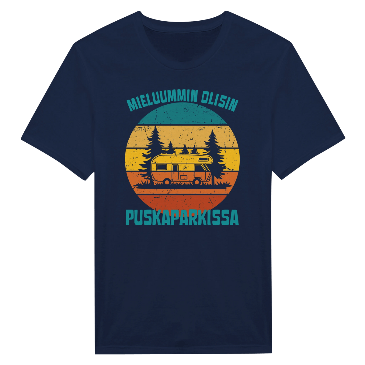 Mieluummin Olisin Puskaparkissa - Miesten T - paita - Mun Paita