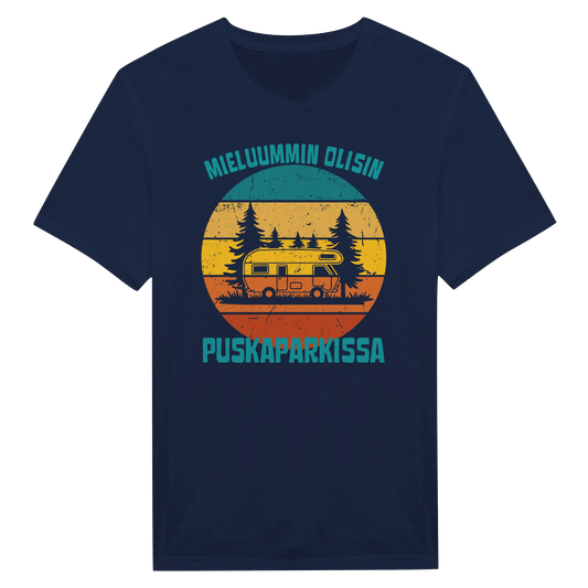 Mieluummin Olisin Puskaparkissa - Miesten T - paita - Mun Paita