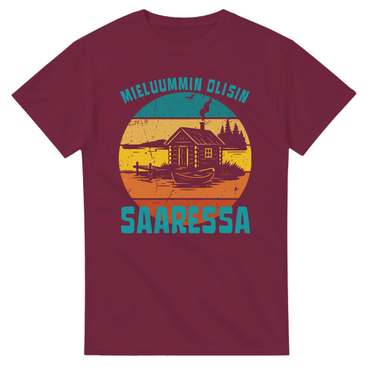 Mieluummin Olisin Saaressa - 3XL - 5XL - Mun Paita