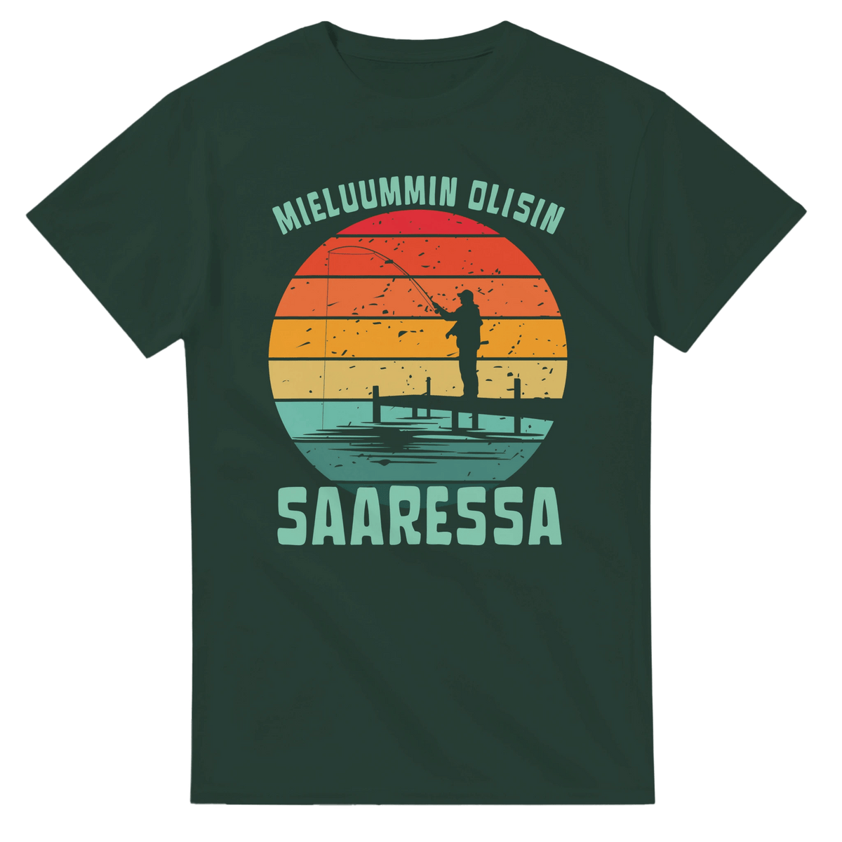 Mieluummin Olisin Saaressa v.2 - 3XL - 5XL T - paita - Mun Paita