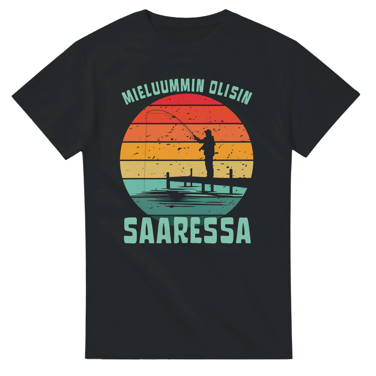 Mieluummin Olisin Saaressa v.2 - 3XL - 5XL T - paita - Mun Paita