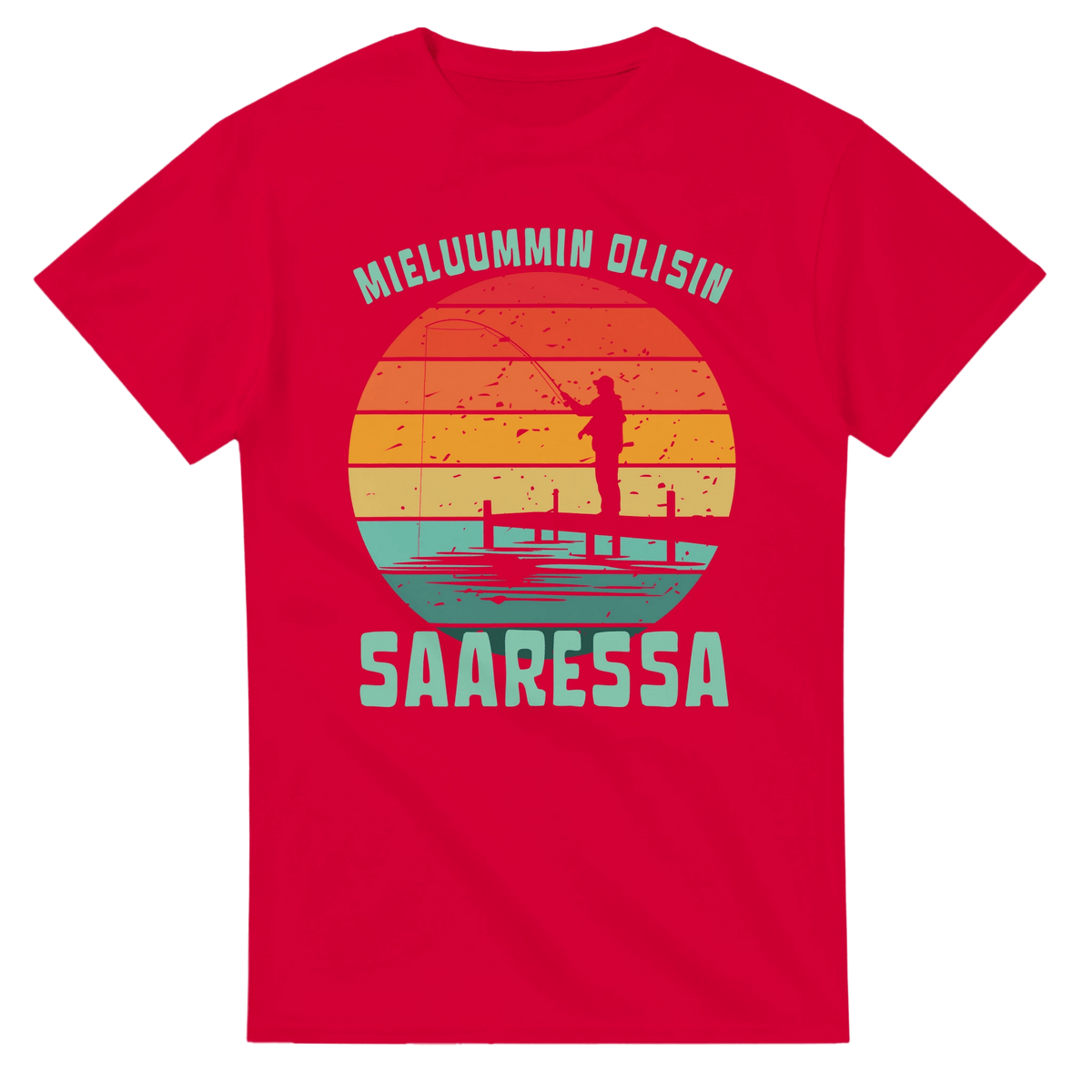 Mieluummin Olisin Saaressa v.2 - 3XL - 5XL T - paita - Mun Paita