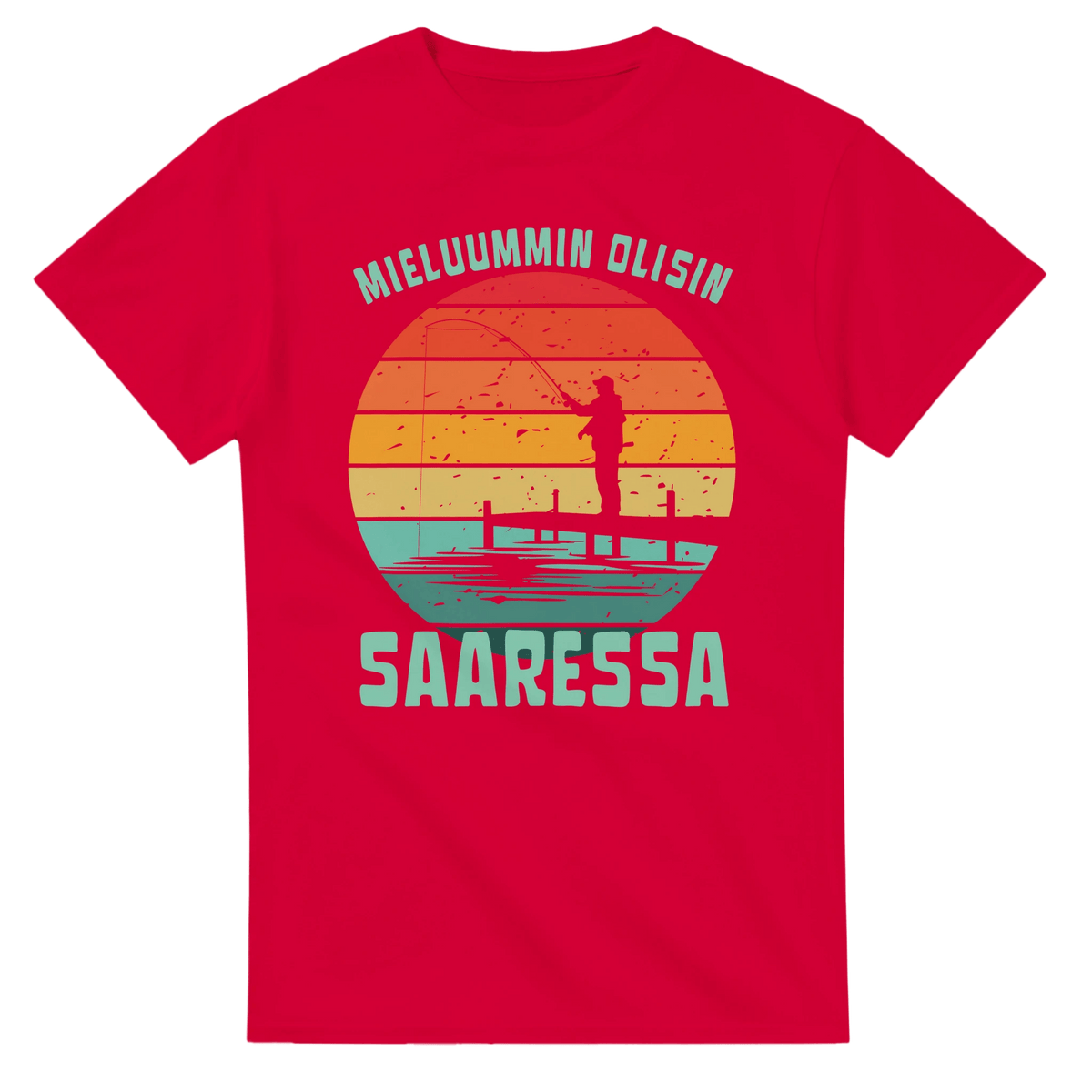 Mieluummin Olisin Saaressa v.2 - 3XL - 5XL T - paita - Mun Paita