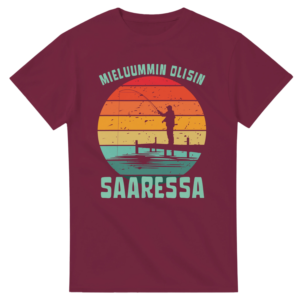 Mieluummin Olisin Saaressa v.2 - 3XL - 5XL T - paita - Mun Paita