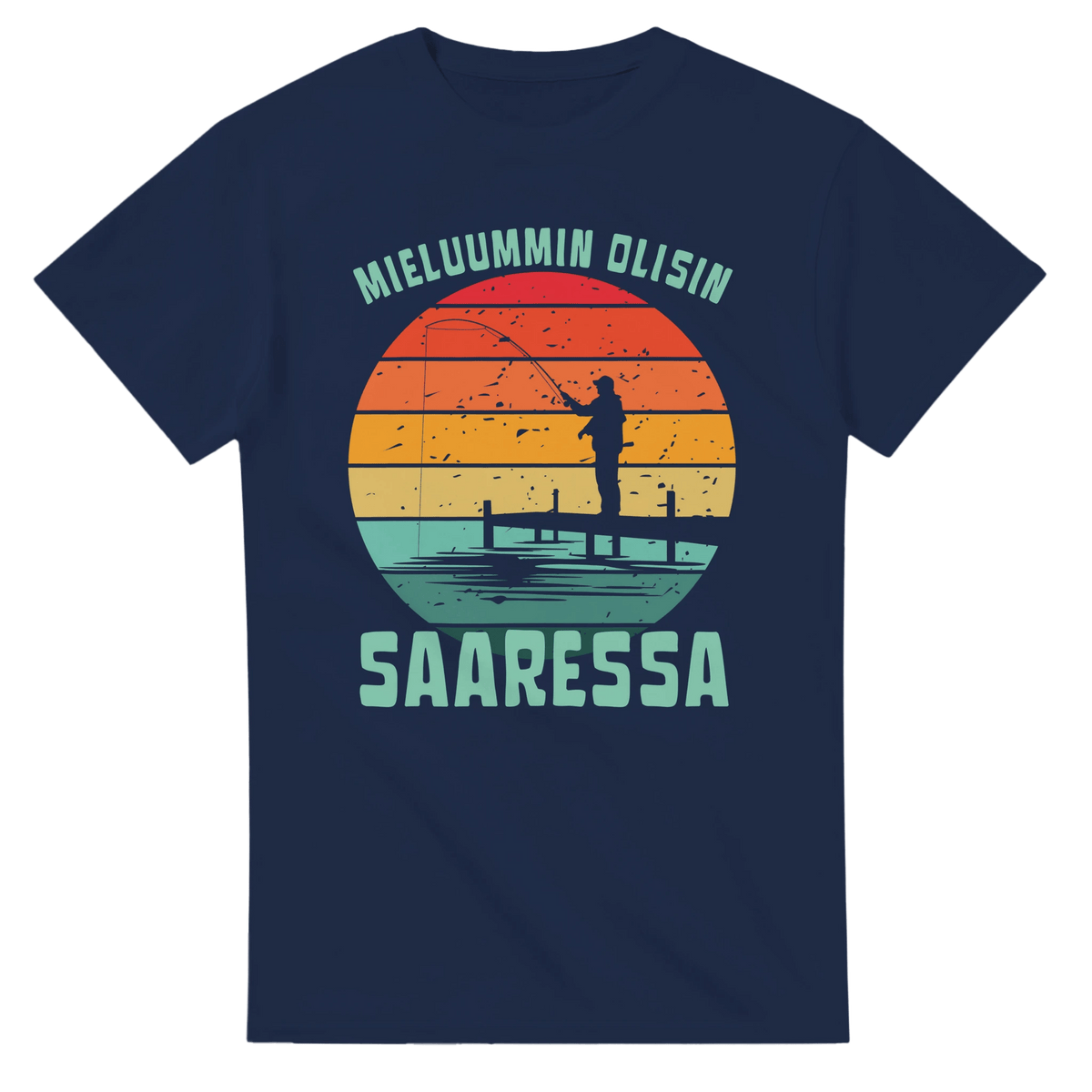 Mieluummin Olisin Saaressa v.2 - 3XL - 5XL T - paita - Mun Paita