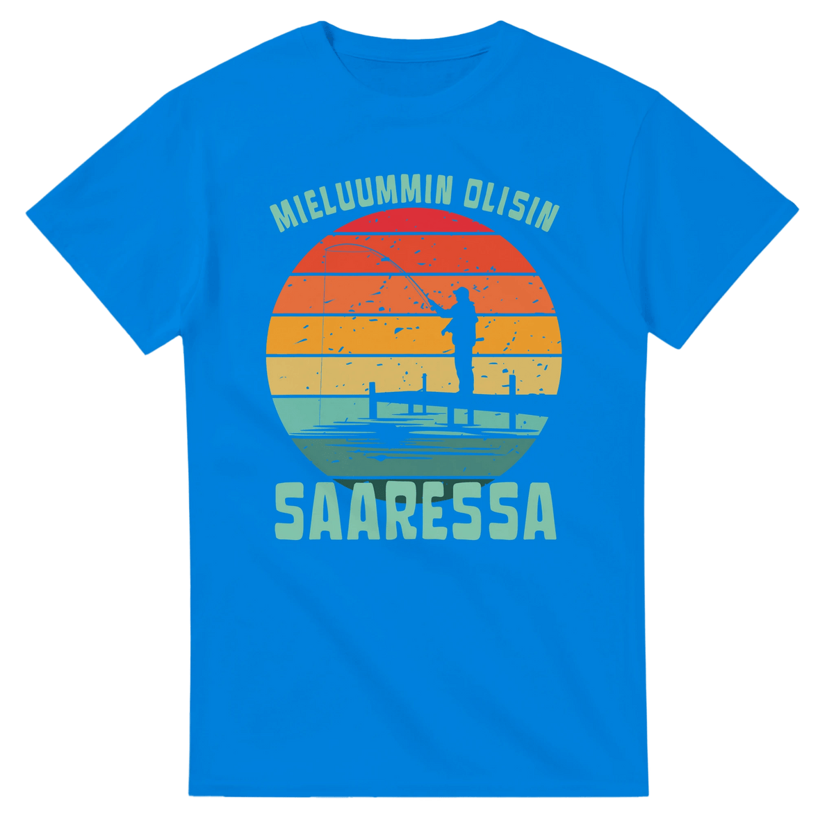 Mieluummin Olisin Saaressa v.2 - 3XL - 5XL T - paita - Mun Paita