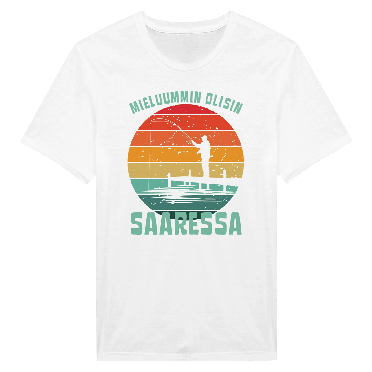 Mieluummin Olisin Saaressa v.2 - Miesten T - paita - Mun Paita