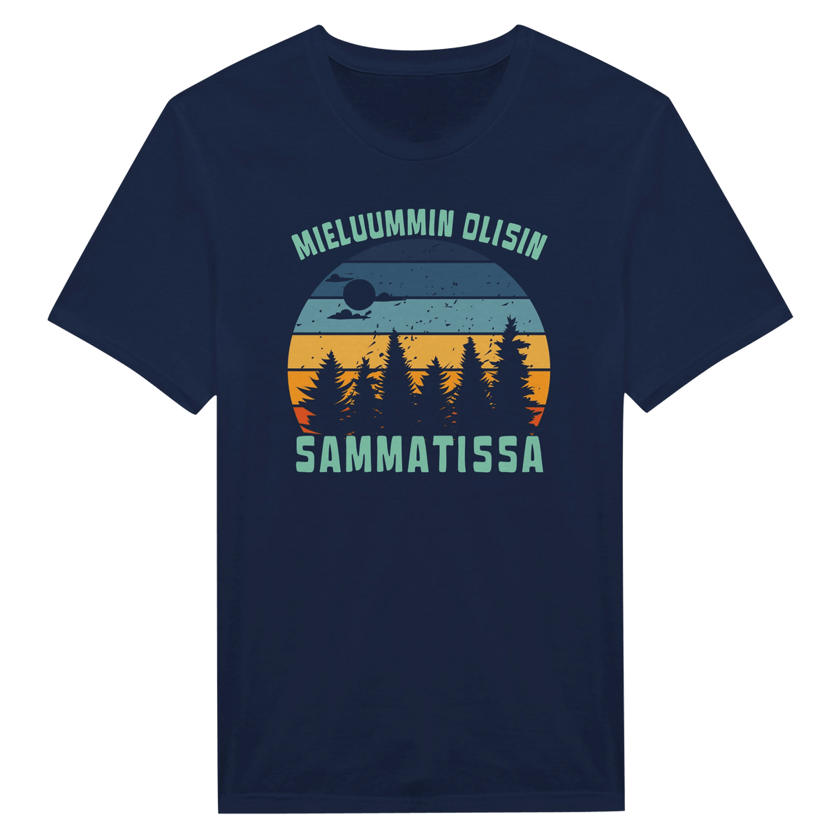 Mieluummin Olisin Sammatissa - Miesten T - paita - Mun Paita