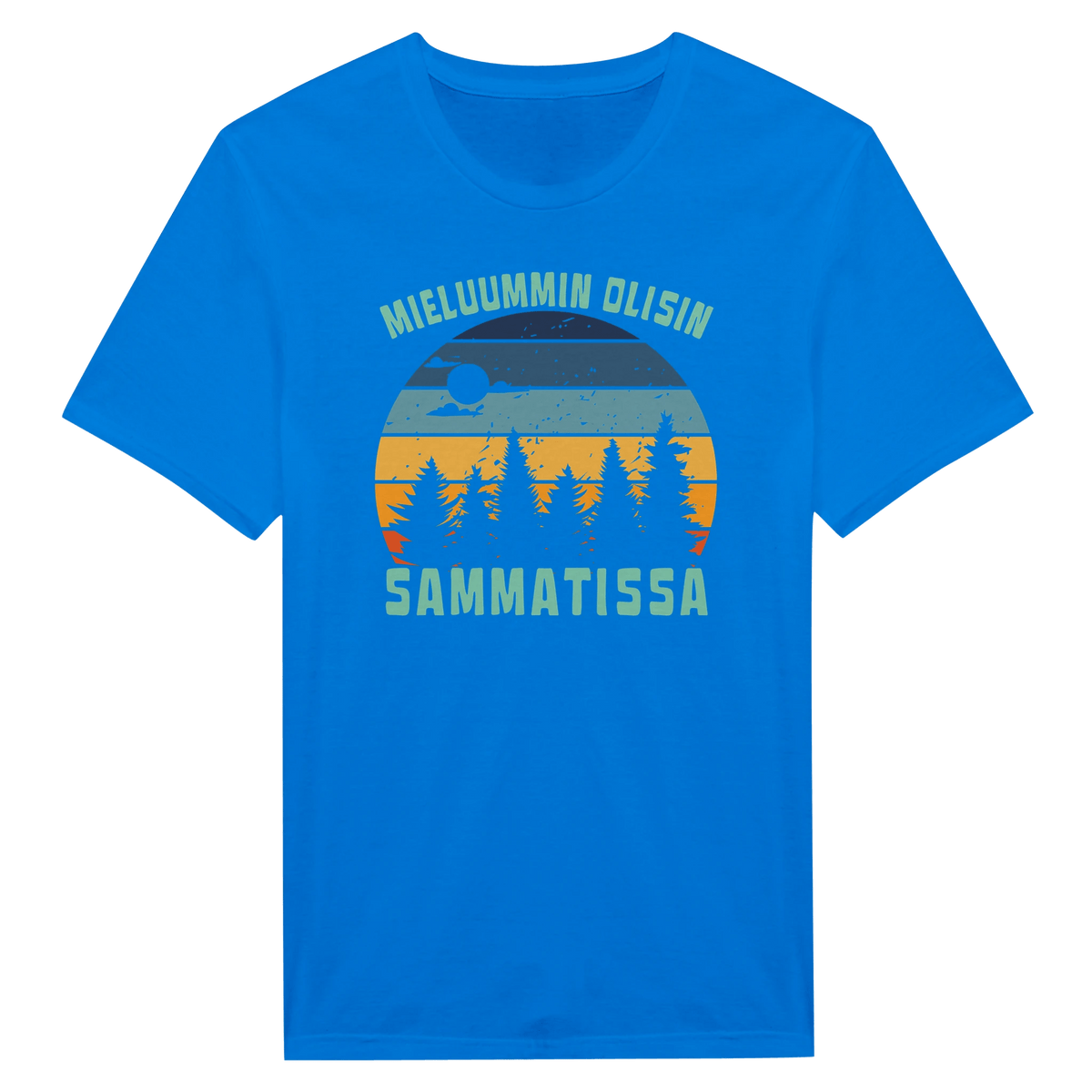 Mieluummin Olisin Sammatissa - Miesten T - paita - Mun Paita