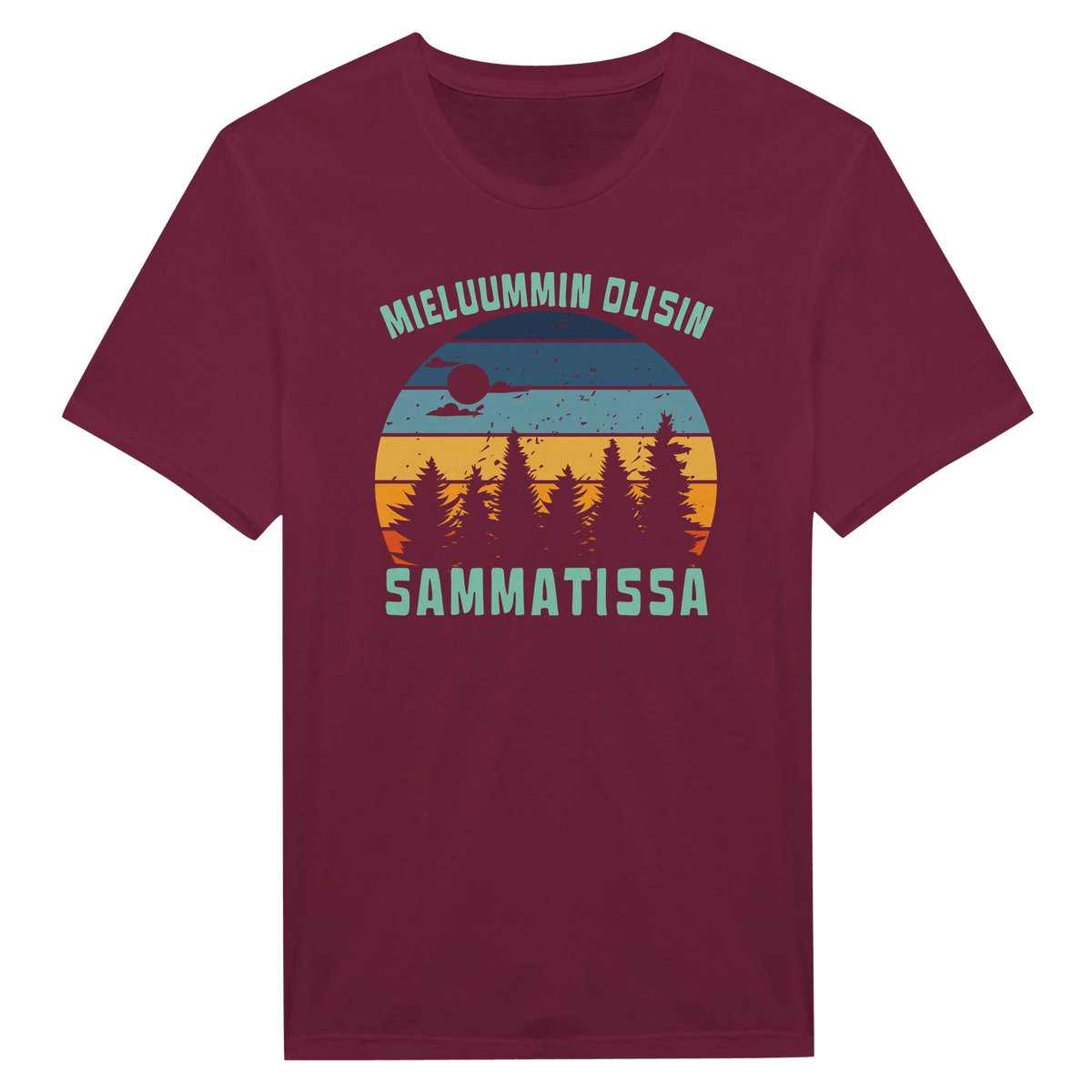 Mieluummin Olisin Sammatissa - Miesten T - paita - Mun Paita