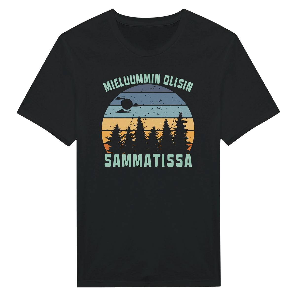 Mieluummin Olisin Sammatissa - Miesten T - paita - Mun Paita
