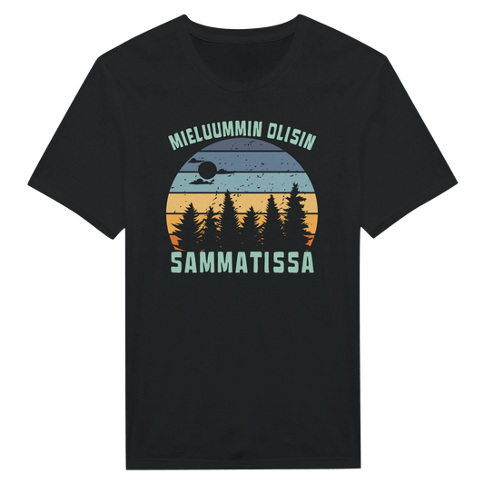 Mieluummin Olisin Sammatissa - Miesten T - paita - Mun Paita