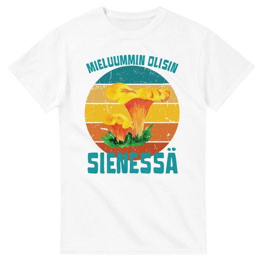Mieluummin Olisin Sienessä, Kantarelli - 3XL - 5XL - Mun Paita