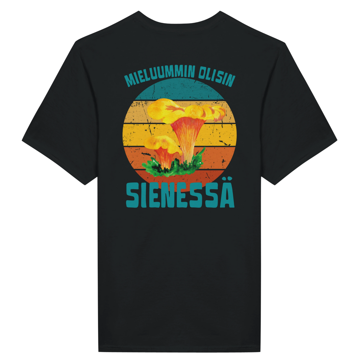 Mieluummin Olisin Sienessä, Kantarelli - Miesten T - paita - Mun Paita