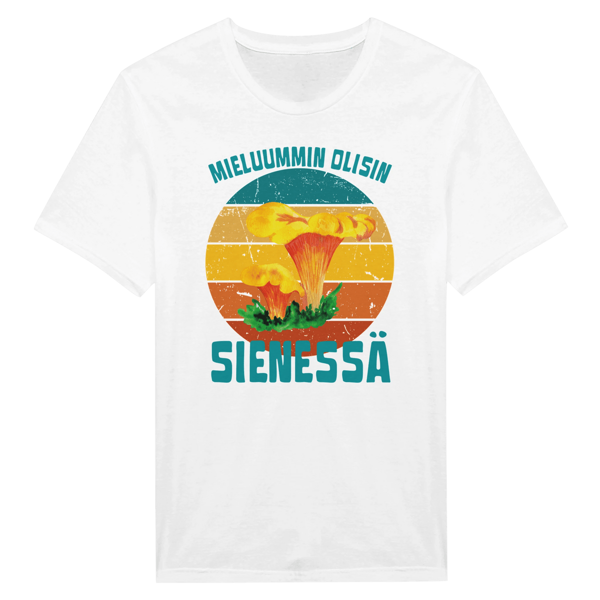 Mieluummin Olisin Sienessä, Kantarelli - Miesten T - paita - Mun Paita