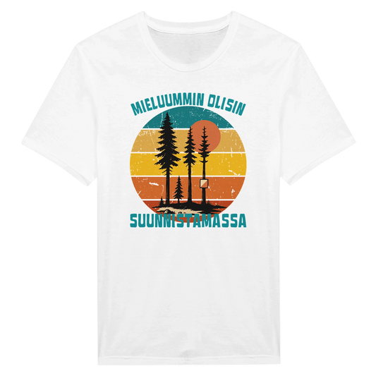 Mieluummin Olisin Suunnistamassa - Miesten T - paita - Mun Paita