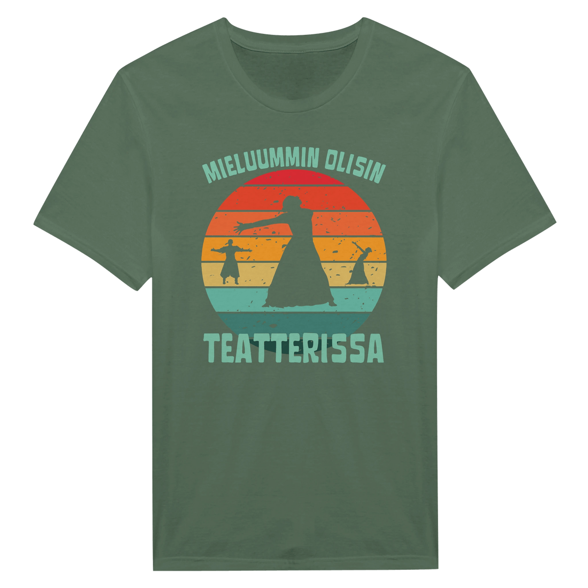 Mieluummin Olisin Teatterissa v.2 - Miesten T - paita - Mun Paita