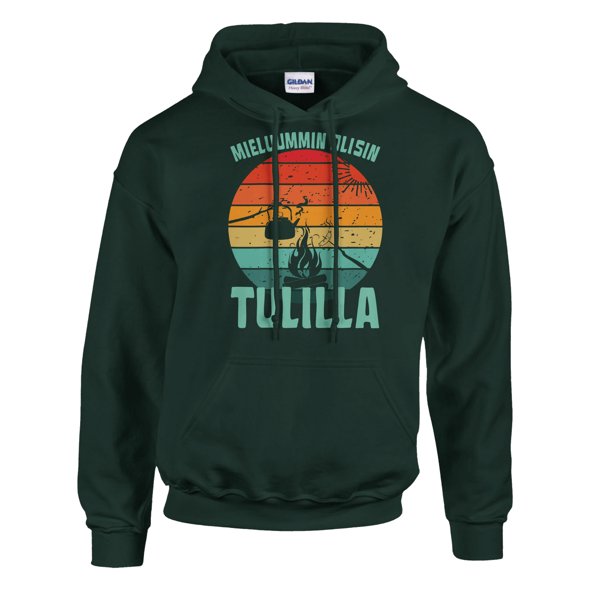 Mieluummin Olisin Tulilla v.2 - Huppari - Mun Paita
