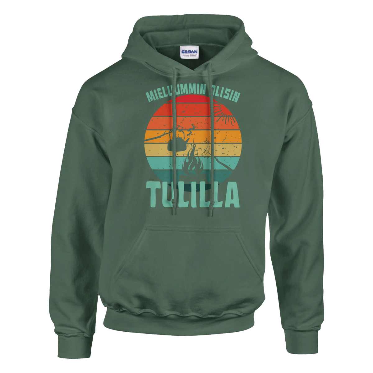 Mieluummin Olisin Tulilla v.2 - Huppari - Mun Paita