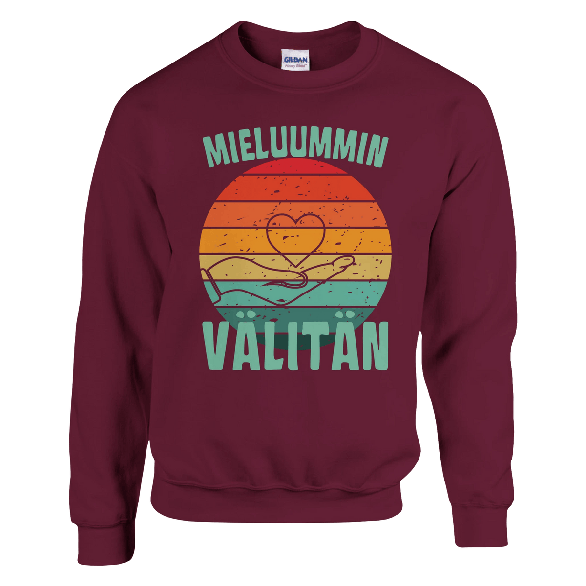 Mieluummin Välitän - Collegepaita - Mun Paita