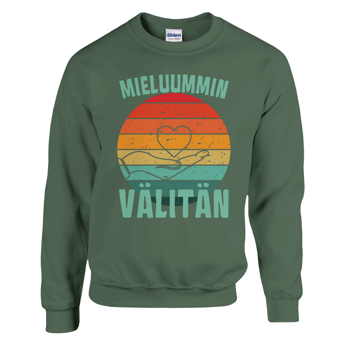 Mieluummin Välitän - Collegepaita - Mun Paita