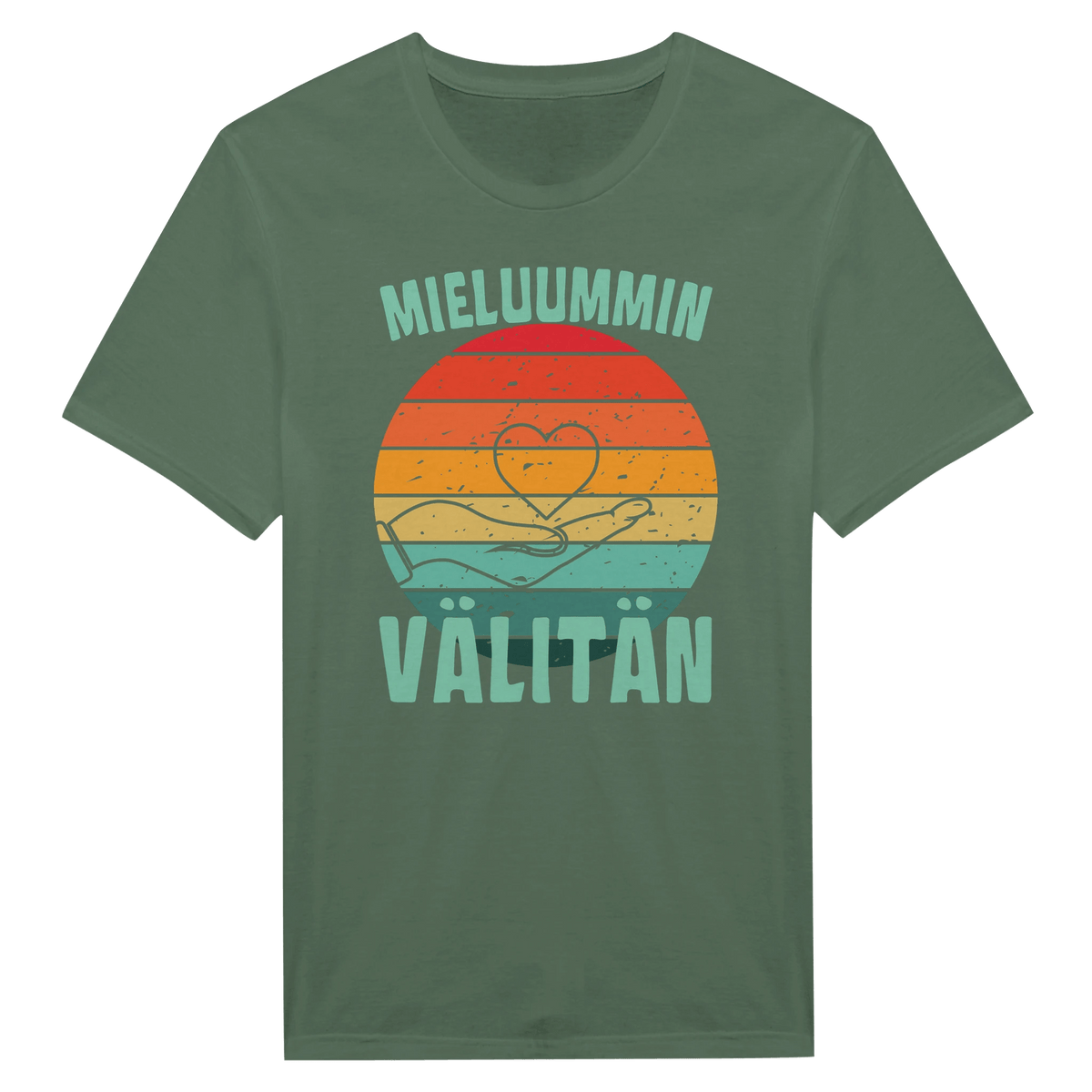 Mieluummin Välitän - Miesten T - paita - Mun Paita