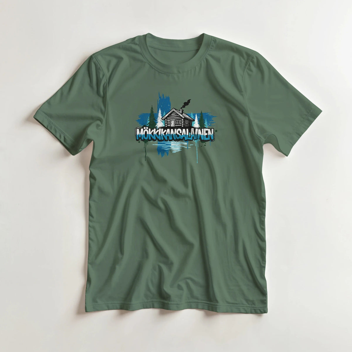 Mökkikansalainen - 3XL - 5XL T - paita - Mun Paita