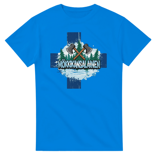 Mökkikansalainen Kirves - 3XL - 5XL T - paita - Mun Paita