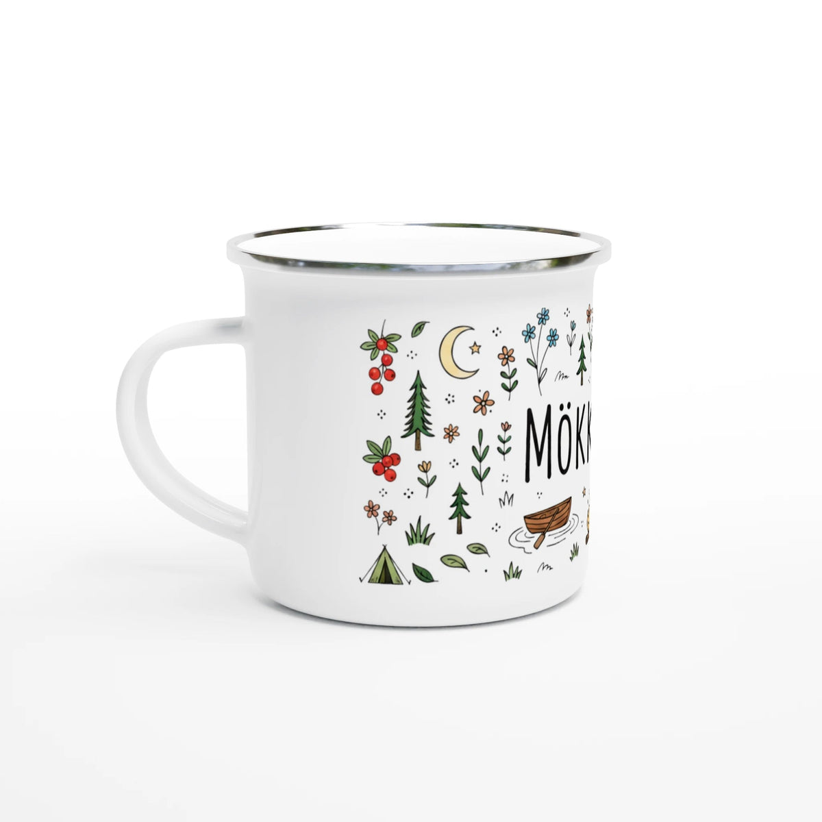 Mökkimuki - Emalimuki 3,5dl - Mun Paita