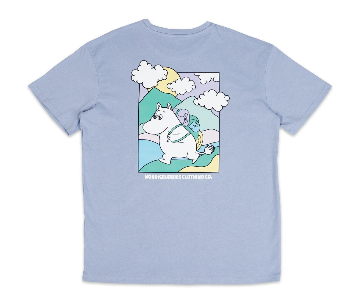 Muumipeikon seikkailu T - paita, Unisex - Sininen - Mun Paita
