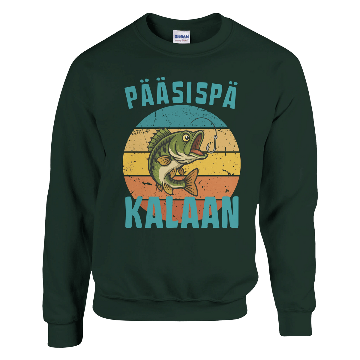 Pääsispä Kalaan | Ahven - Collegepaita - Mun Paita