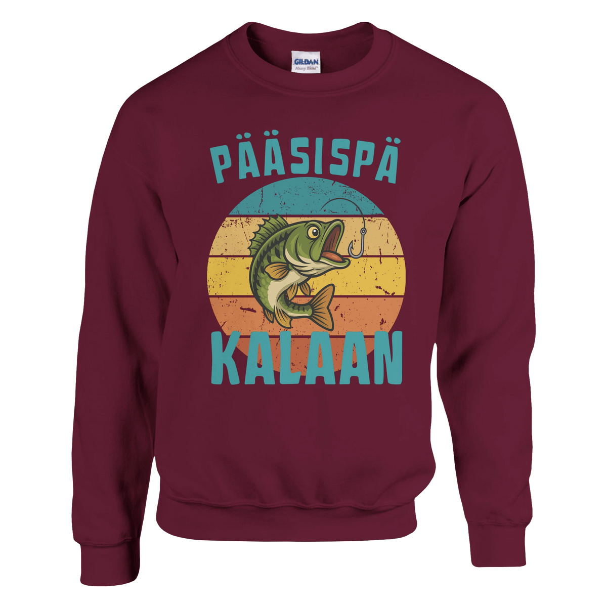 Pääsispä Kalaan | Ahven - Collegepaita - Mun Paita