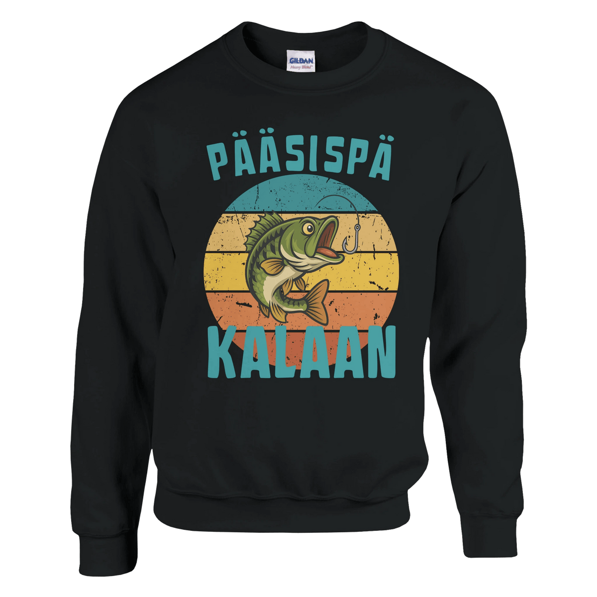 Pääsispä Kalaan | Ahven - Collegepaita - Mun Paita