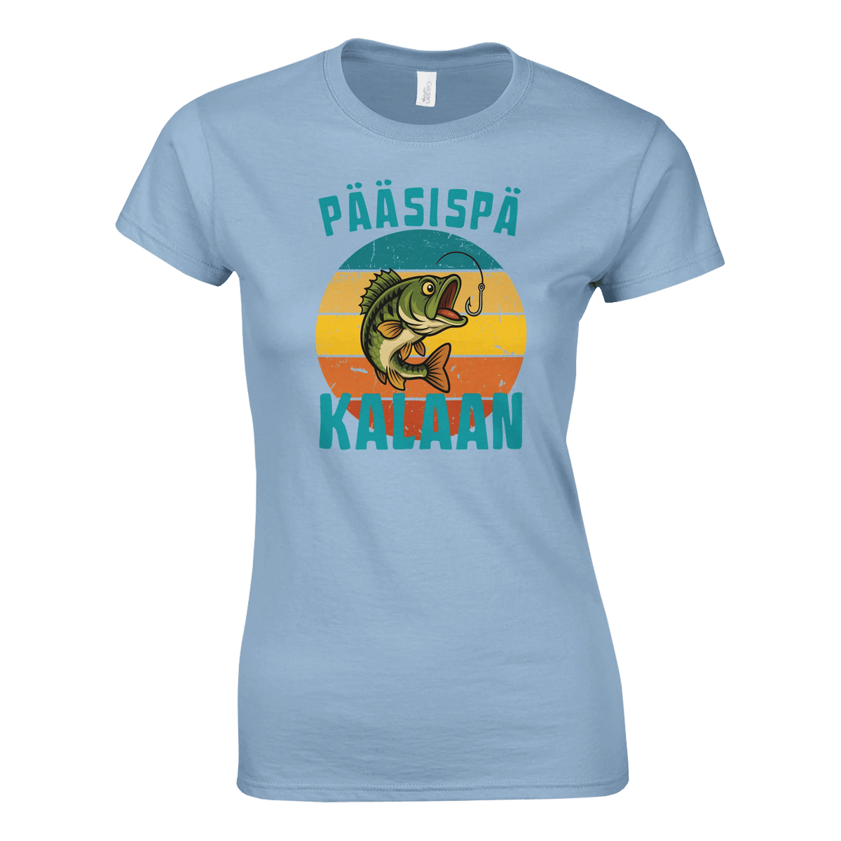 Pääsispä Kalaan | Ahven - Naisten T - paita - Mun Paita