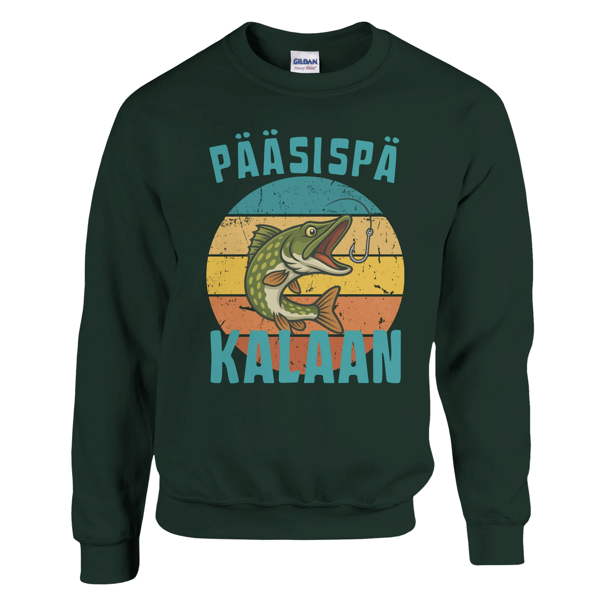 Pääsispä Kalaan | Hauki - Collegepaita - Mun Paita