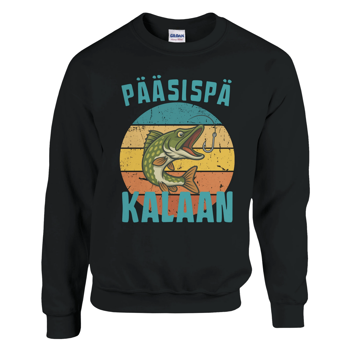 Pääsispä Kalaan | Hauki - Collegepaita - Mun Paita