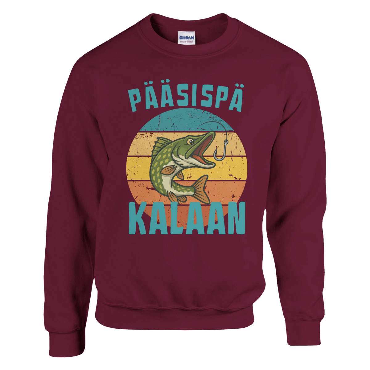 Pääsispä Kalaan | Hauki - Collegepaita - Mun Paita
