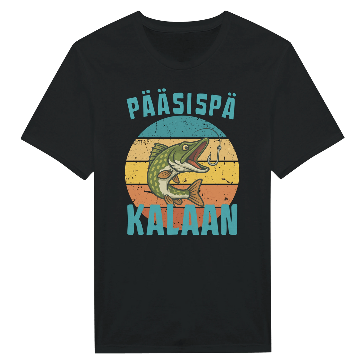 Pääsispä Kalaan | Hauki - Miesten T - paita - Mun Paita
