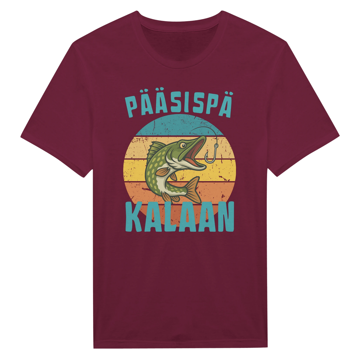 Pääsispä Kalaan | Hauki - Miesten T - paita - Mun Paita