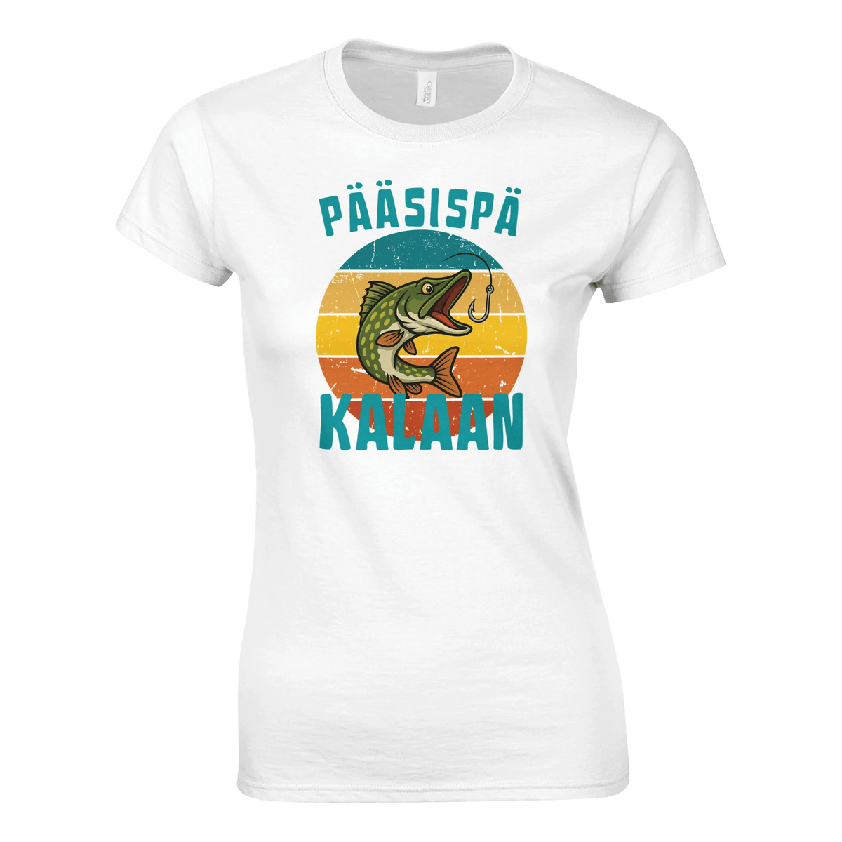 Pääsispä Kalaan | Hauki - Naisten T - paita - Mun Paita