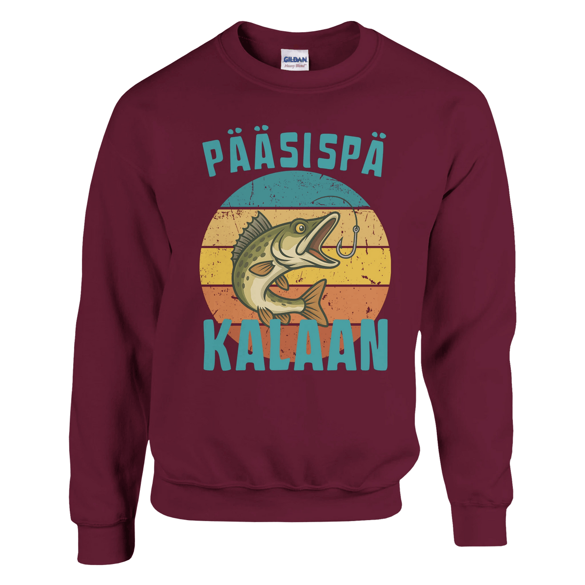Pääsispä Kalaan | Kuha - Collegepaita - Mun Paita