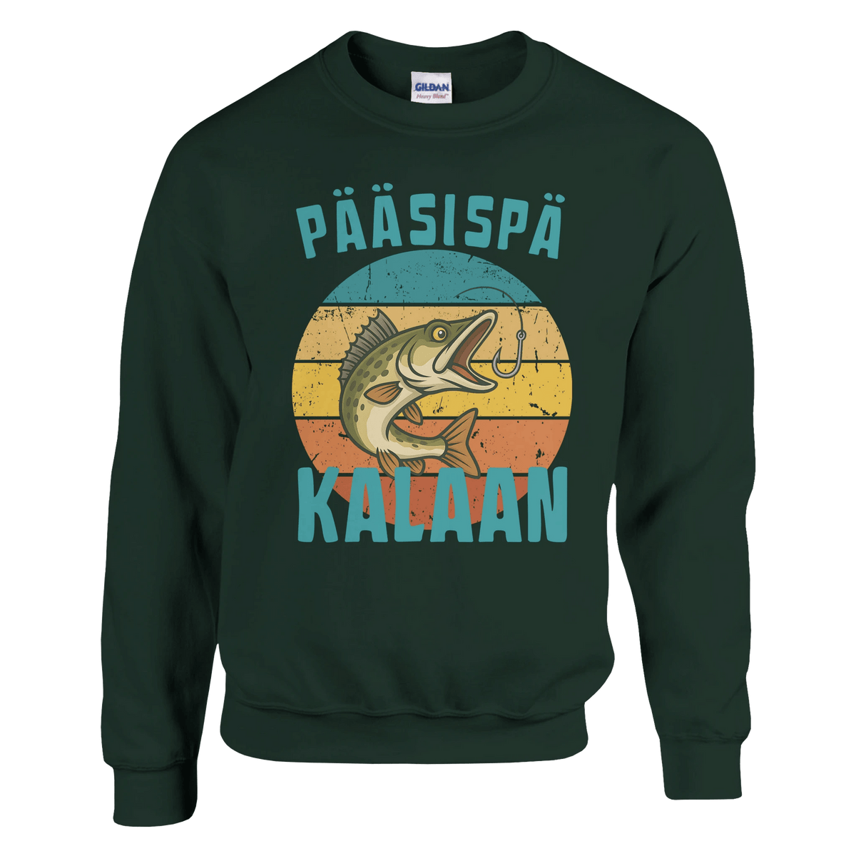 Pääsispä Kalaan | Kuha - Collegepaita - Mun Paita