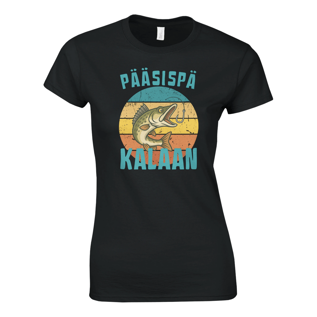 Pääsispä Kalaan | Kuha - Naisten T - paita - Mun Paita