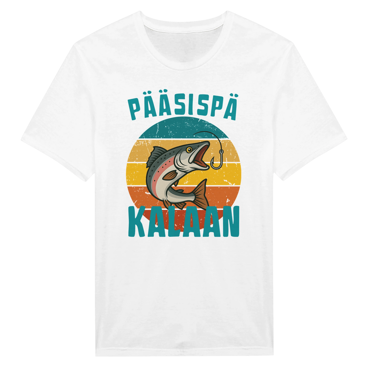 Pääsispä Kalaan | Lohi - Miesten T - paita - Mun Paita