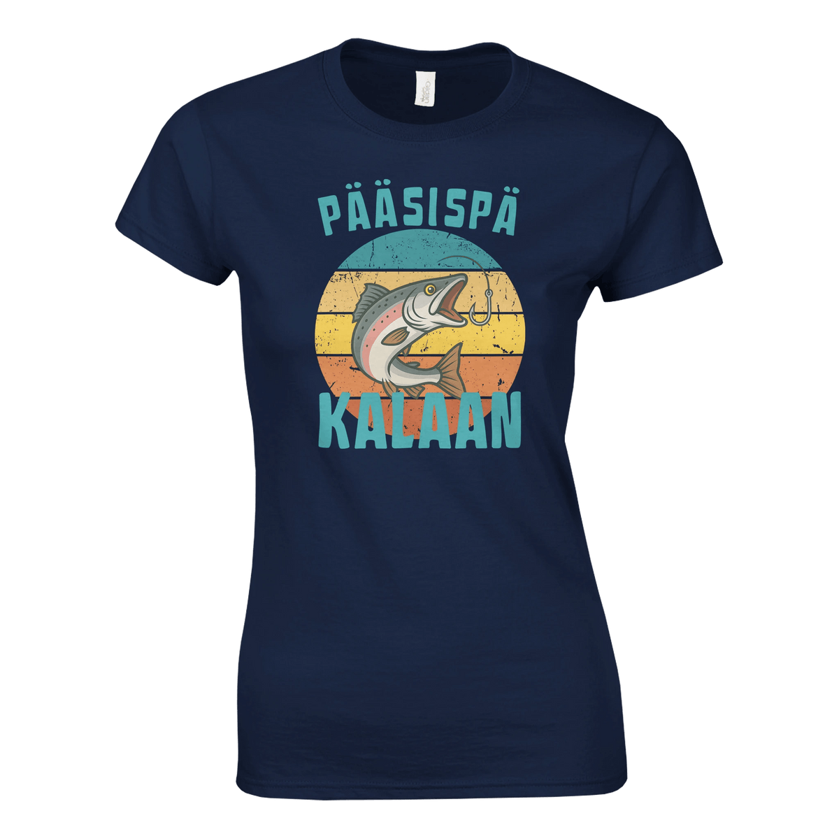 Pääsispä Kalaan | Lohi - Naisten T - paita - Mun Paita